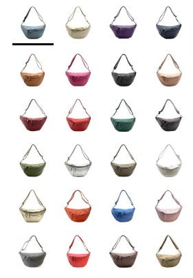 Italian "bum" bag sling pouch in an array of colors