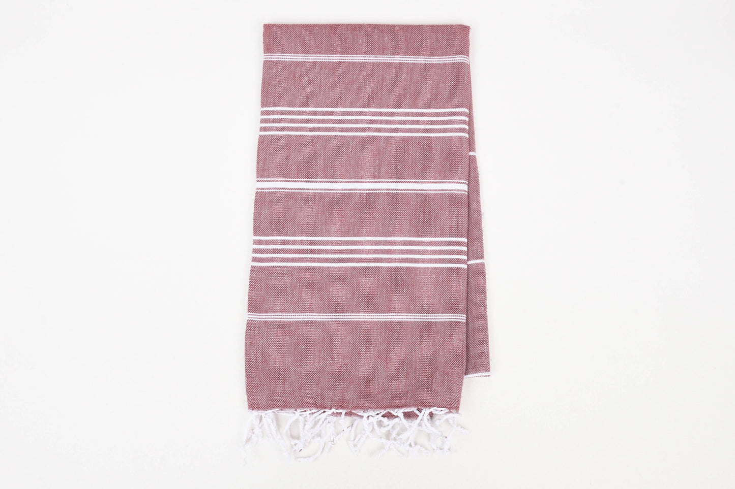 Handwoven Turkish Organic Cotton Towel – Beach Towel: Lilac Purple