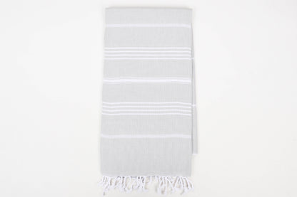 Handwoven  Turkish Organic Cotton Towel –   Beach Towel: Lilac Purple
